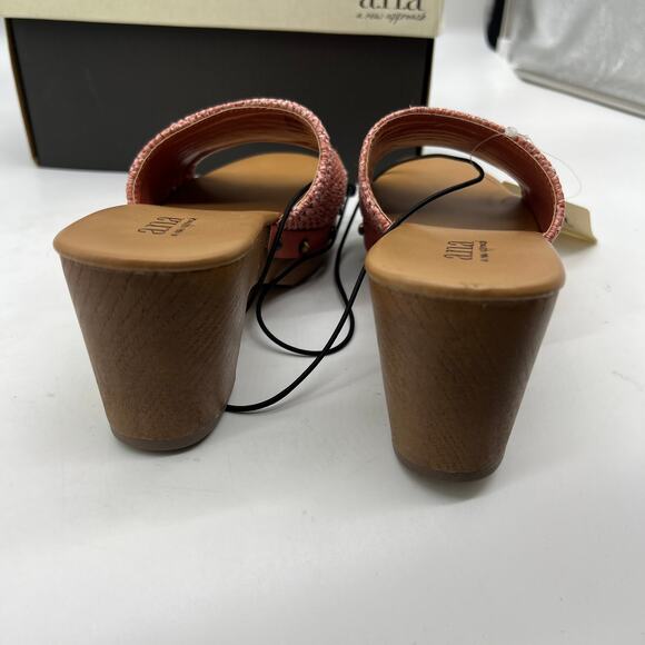 a.n.a Womens Robinson Heeled Sandals Terracotta Pink Size 6.5M - Picture 8 of 12